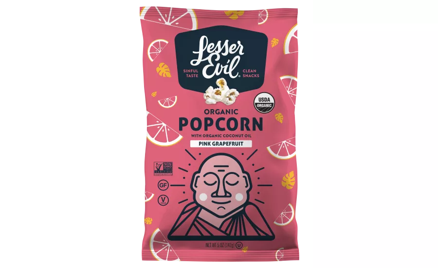 LesserEvil launches fruit-flavored organic popcorn for summer