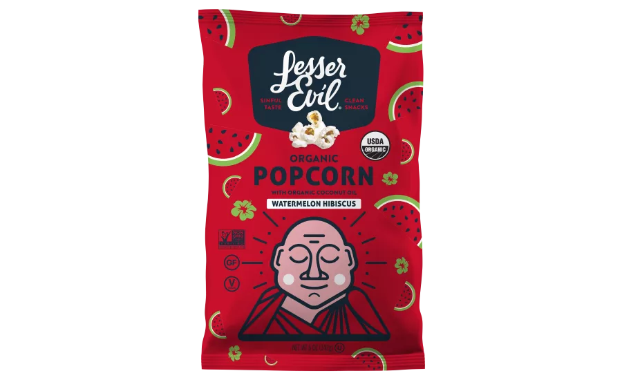 LesserEvil launches fruit-flavored organic popcorn for summer