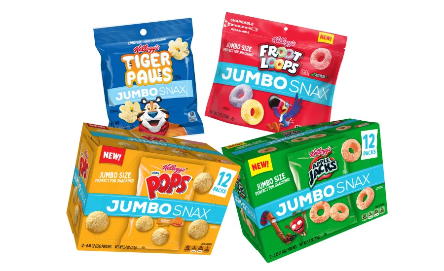 Kelloggs converts beloved cereals into perfectly snackable sizes