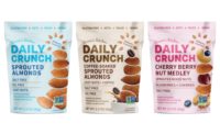 New sprouted nut product, Daily Crunch Snacks, launches online and at retailers nationwide