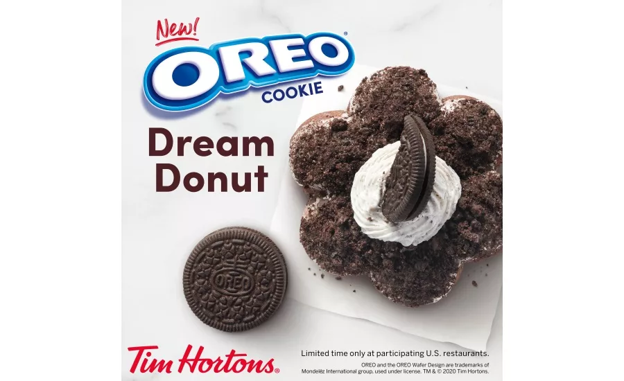 Tim Hortons launches handcrafted Dream Donuts featuring new OREO Cookie Dream Donut