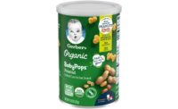 Gerber launches new organic snack line BabyPops for crawlers learning to self-feed