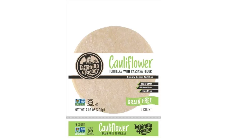 La Tortilla Factory cauliflower tortillas