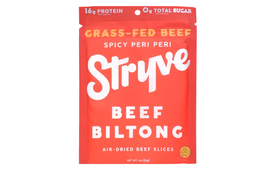Stryve Beef Biltong grass-fed line