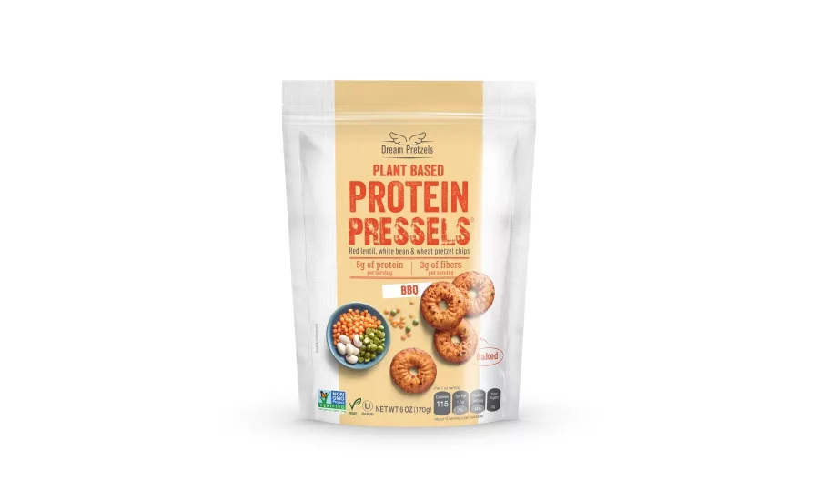 Dream Pretzels launches new plant-based Protein Pressels