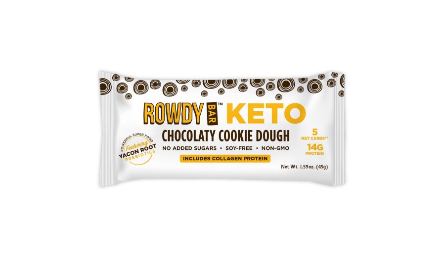 Rowdy Bars enters Keto category with prebiotic-powered bar: Keto Chocolaty Cookie Dough
