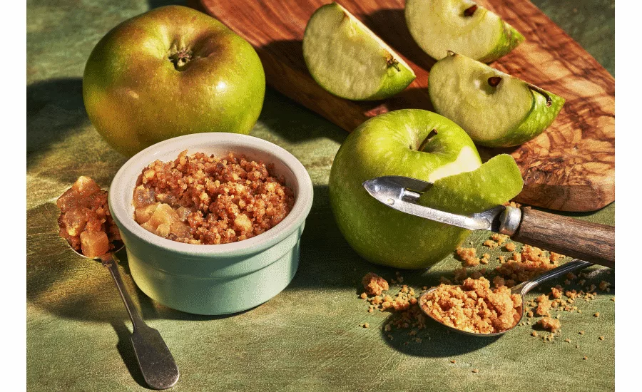apple crumble dessert pots