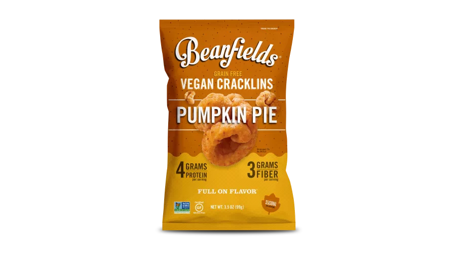 Beanfields Pumpkin Pie and Mexican Hot Cocoa Vegan Cracklins