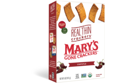 Marys Gone Crackers launches three flavors to line of real thin crackers
