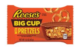 Reeses gets salty with new Reeses Big Cups with Pretzels