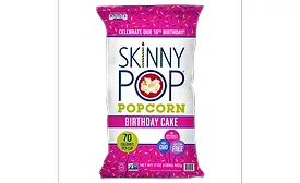 SkinnyPop Birthday Cake Popcorn