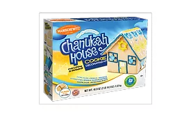 This Festival of Lights, Manischewitz & PJ Library invite families to build a sweet new holiday tradition with the Chanukah House Cookie Kit