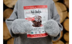 The No-Bake Cookie Co. Dark Chocolate Peppermint Cookie