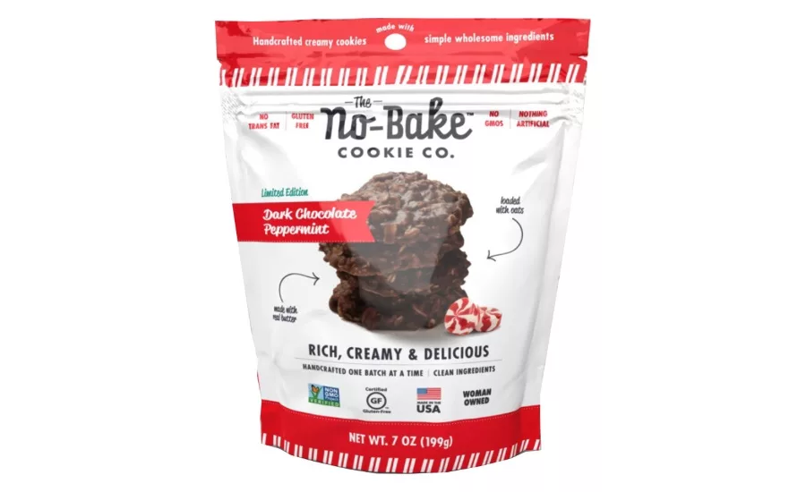 The No-Bake Cookie Co. Dark Chocolate Peppermint Cookie
