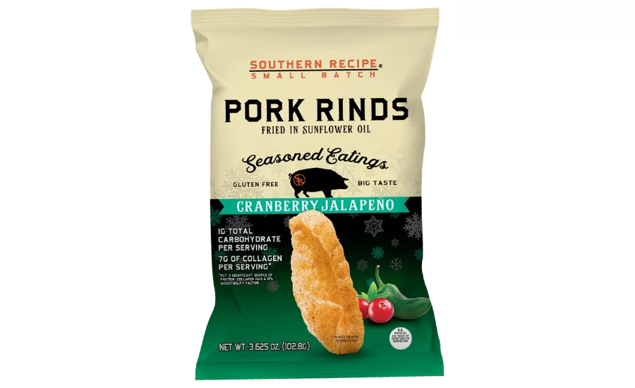 Southern Recipe Small Batch celebrates the holiday season with limited-edition Seasoned Eatings pork rinds