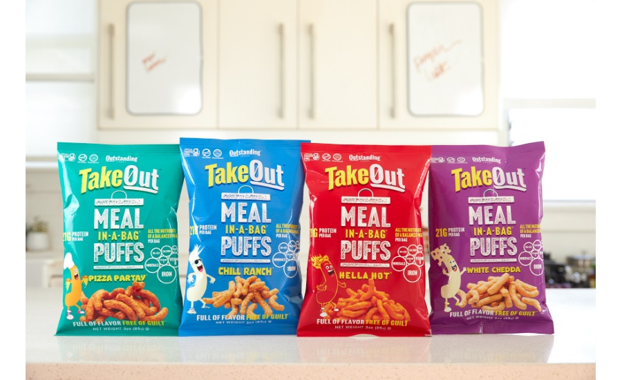 Outstanding Foods launches TakeOut Meal-in-a-Bag snack