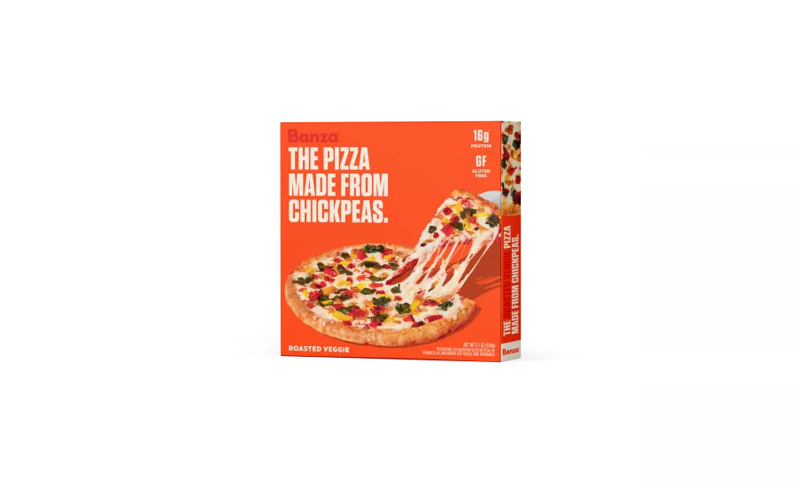 Banza introduces first-ever frozen pizzas made with chickpea crusts