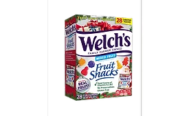 Welchs Christmas holiday fruit snacks