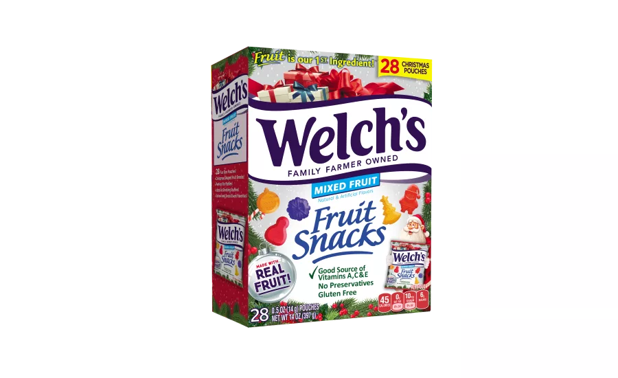 Welchs Christmas holiday fruit snacks