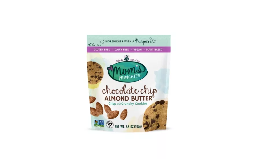 Moms Munchies Almond Butter Chocolate Chip Cookie