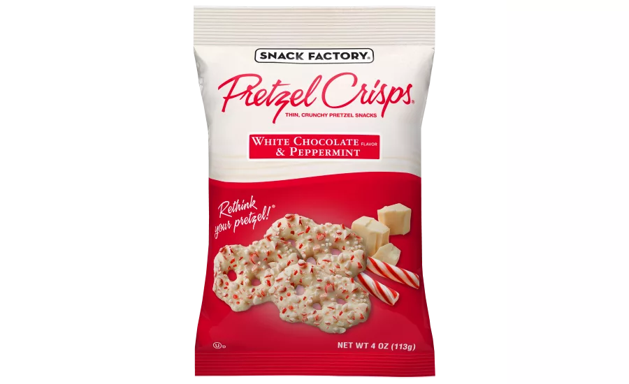 Dark Chocolate & Peppermint and White Chocolate & Peppermint Pretzel Crisps