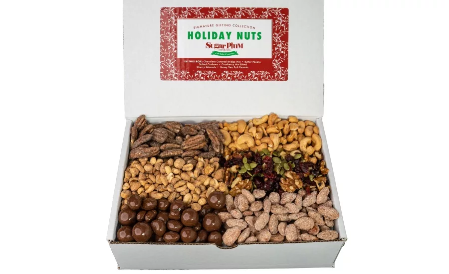 Sugar Plum launches holiday nut gift box with six gourmet nut varieties