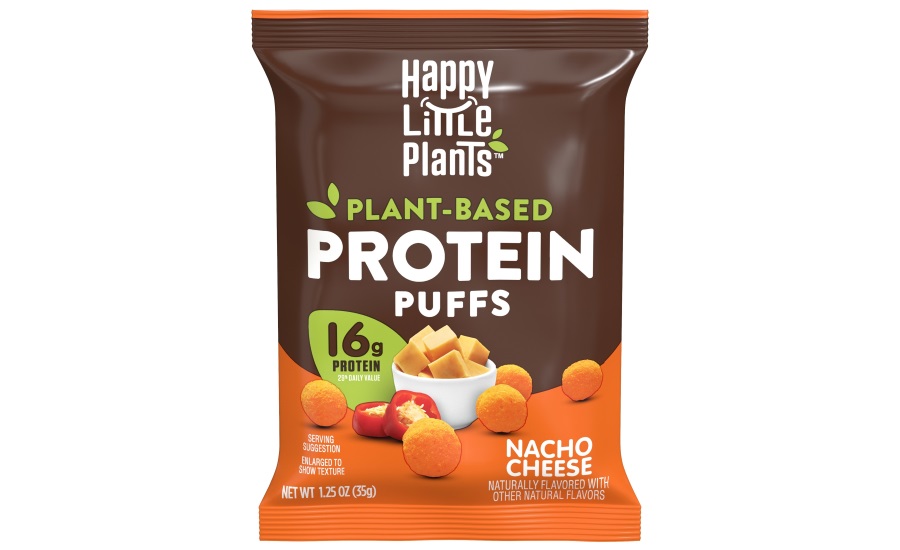 Happy Little Plants plant-based protein puffs