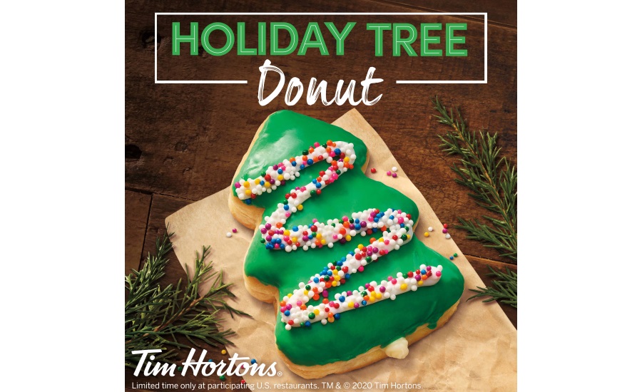 Tim Hortons Holiday Tree Donut