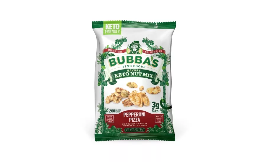 Bubbas Fine Foods Savory Keto Nut Mix and Sweet Glazed Keto Nut Mix