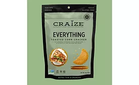 Craize Everything Bagel-flavored crackers