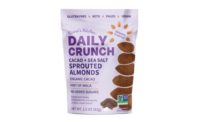 Daily Crunch Golden Goodness Sprouted Almonds, and Cacao + Sea Salt Sprouted Almonds
