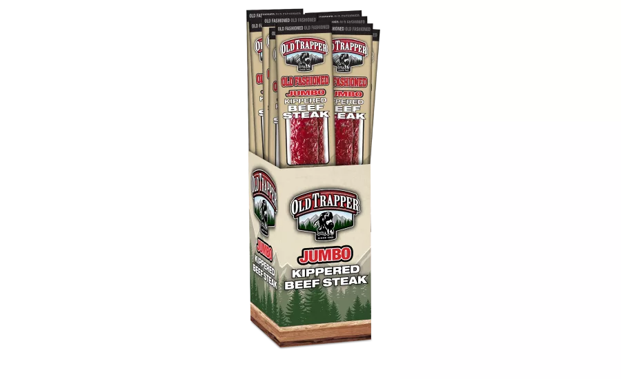 Old Trapper Jumbo Kippered Beef Steak Snacks