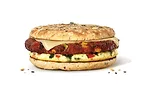 Dunkin Dunkfetti Donut and Southwest Veggie Power Breakfast Sandwich