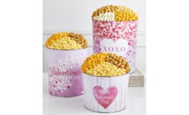 The Popcorn Factory Bursting With Love Popcorn Tins