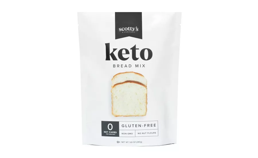 Scottys Everyday launchest first zero net carb, gluten-free, no nut flour, Keto Bread Mix
