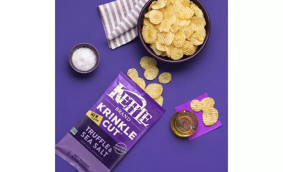 Kettle Brand launches new Krinkle Cut flavors: Habanero Lime, and Truffle & Sea Salt
