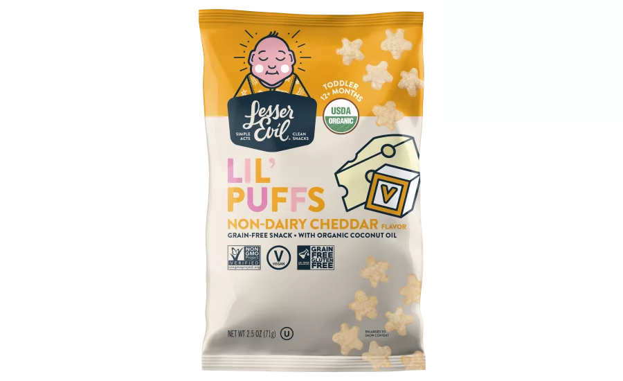 LesserEvil launches Organic Lil Puffs line for toddlers