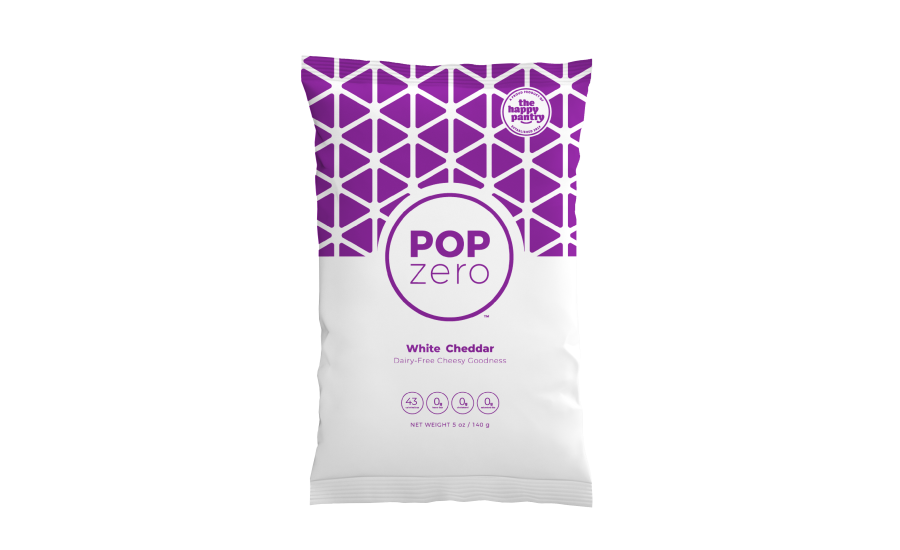 Pop Zero White Cheddar popcorn