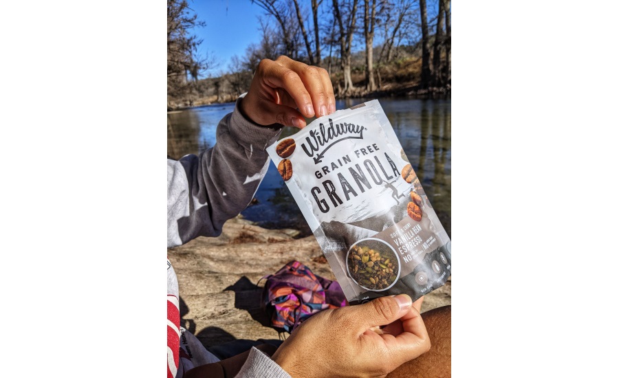 Wildway grain-free granola packaging upgrade