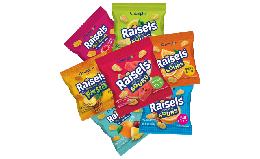 Raisels Pick-Your-Mix option for sour raisins