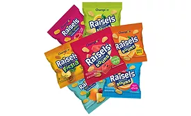 Raisels Pick-Your-Mix option for sour raisins