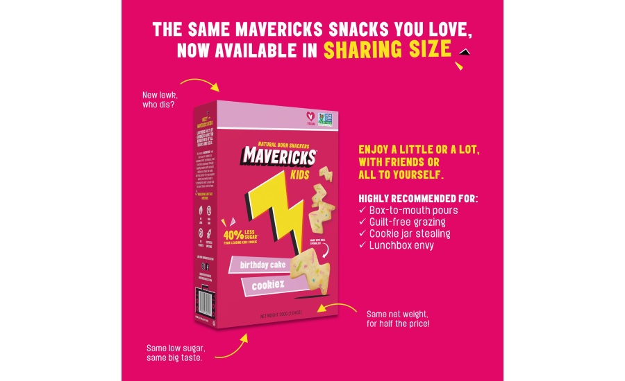 Mavericks Snacks launches new sharing size option