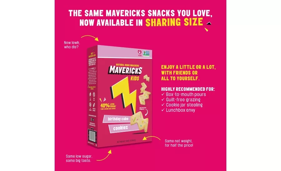 Mavericks Snacks launches new sharing size option