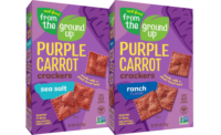 REAL FOOD FROM THE GROUND UP Purple Carrot Crackers