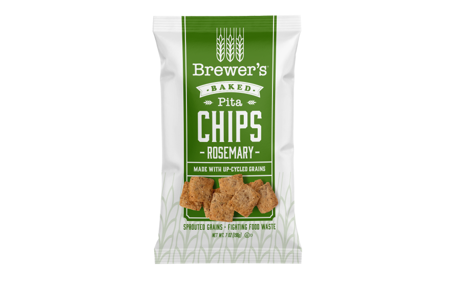 Brewers Crackers adds pita chips to line of Spent Grain products