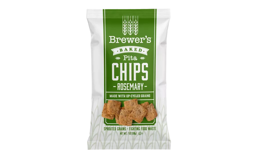 Brewers Crackers adds pita chips to line of Spent Grain products