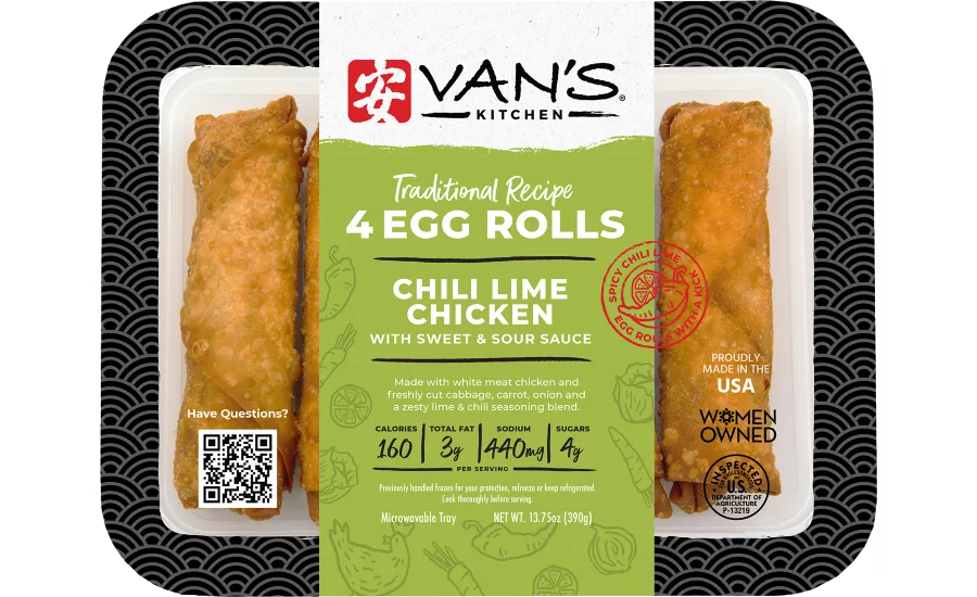 Vans Kitchen Chili Lime Chicken Egg Rolls