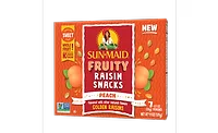 Sun-Maid Tropical Punch and Peach raisins