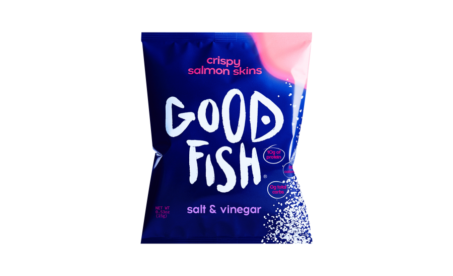 Goodfish Salt and Vinegar Salmon Skin Crisps