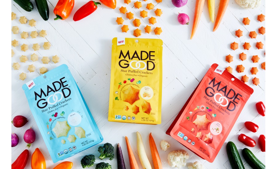 MadeGood Foods Star Puffed Crackers